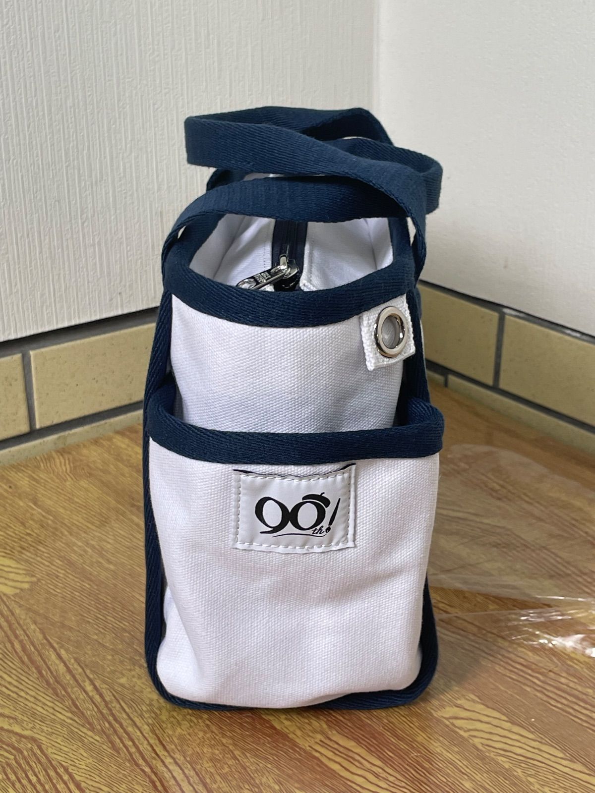 全国送料無料。 JACKBUNNY×ドラえもん コラボ ゴルフカートバッグ ホワイト ネイビー