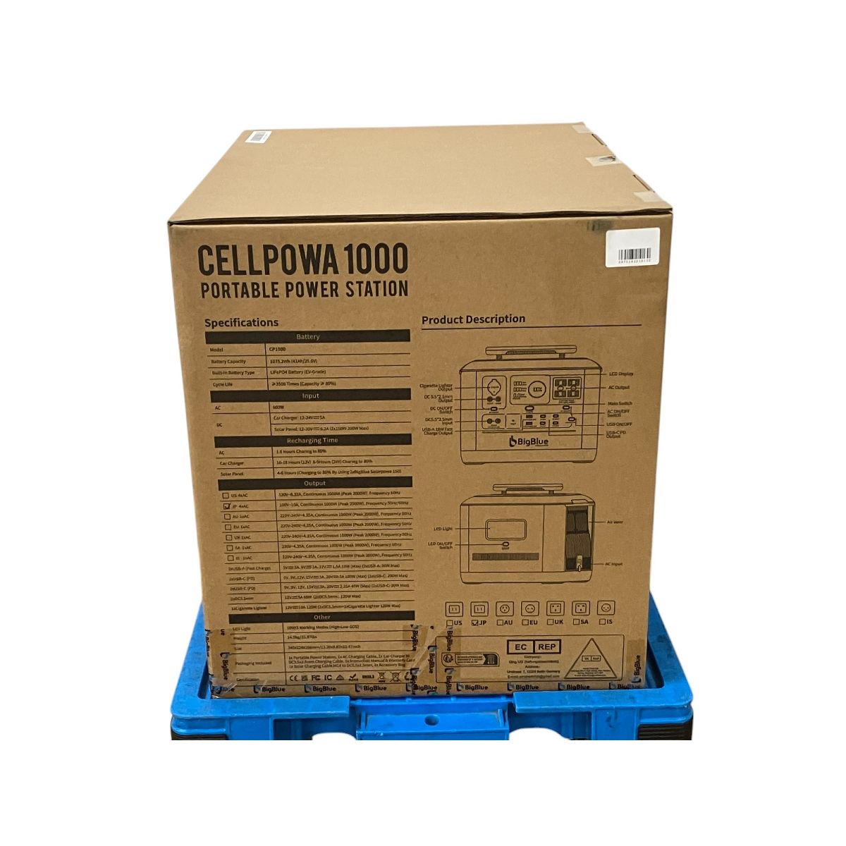 BigBlue Cellpowa1000
