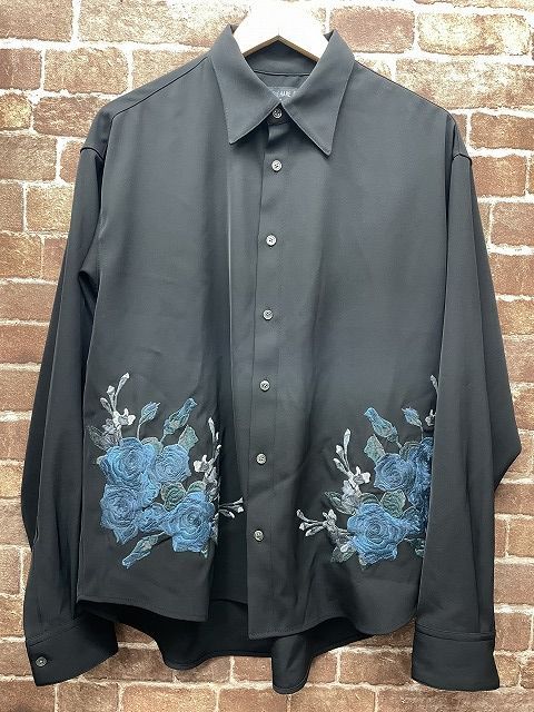 完全受注販売 Ado HARE UNISEX ローズ刺繍シャツ ユニセックス