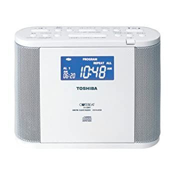 TOSHIBA CDラジオ(クロック付) CUTEBEAT ホワイト TY-CDR7(W) 2mvetro TOSHIBA CDラジオ(クロック付) CUTEBEAT ホワイト TY-CDR7(W) 【公式通販】