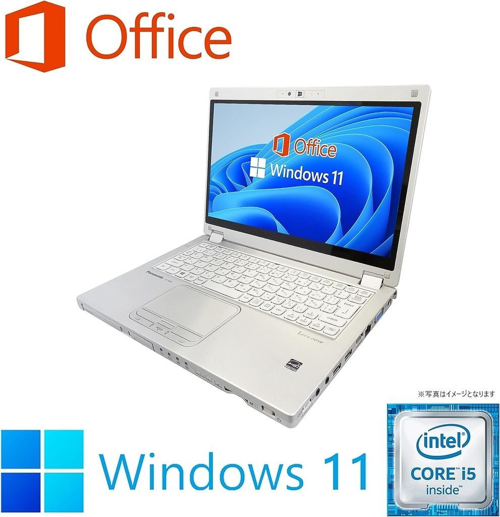 Panasonic ノートPC CF-MX5/12.5型フルHD/Win 11 Pro/MS Office H&B 2019/