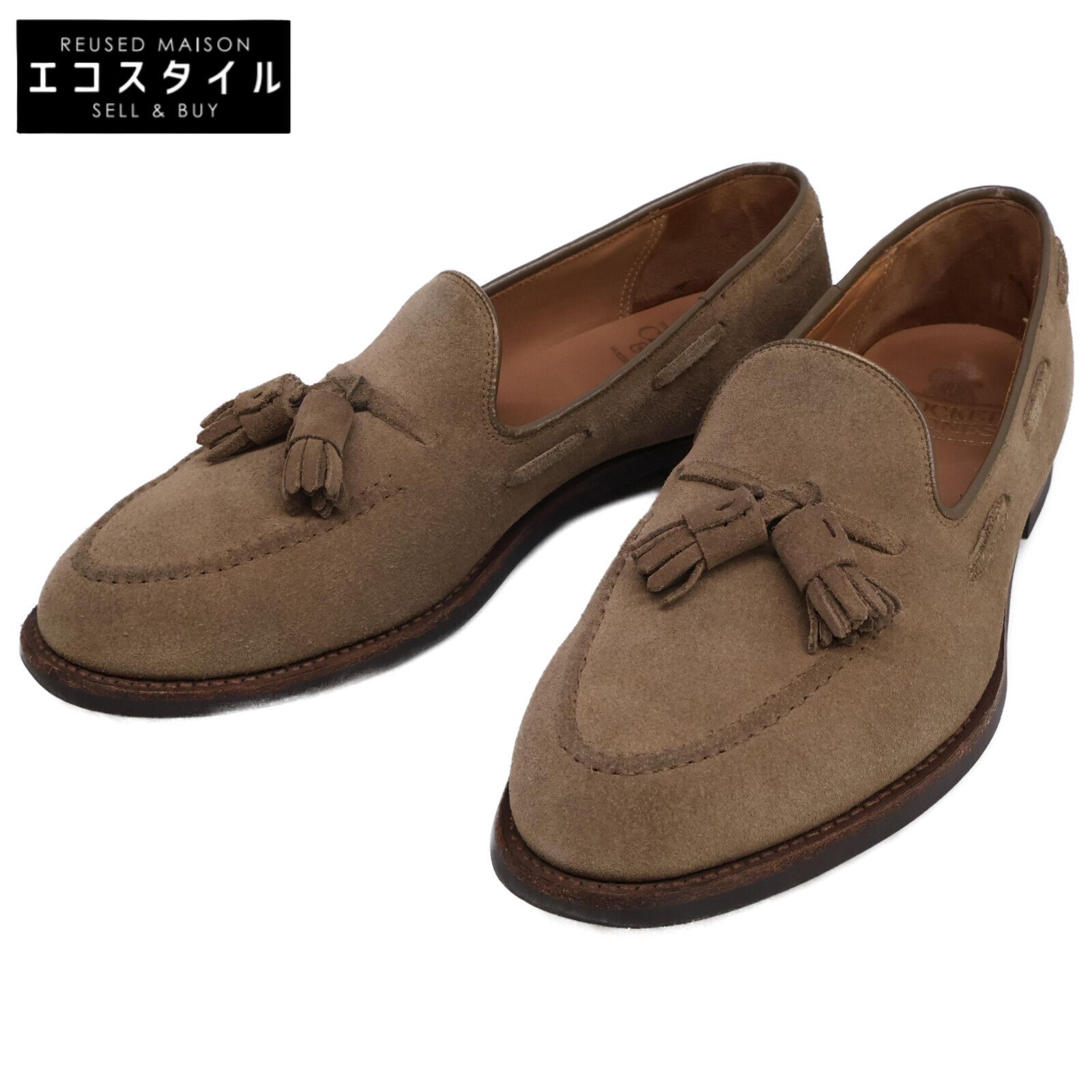 CROCKETT & JONES スエードローファー 7E CROCKETT & JONES スエードローファー 7E メンズ