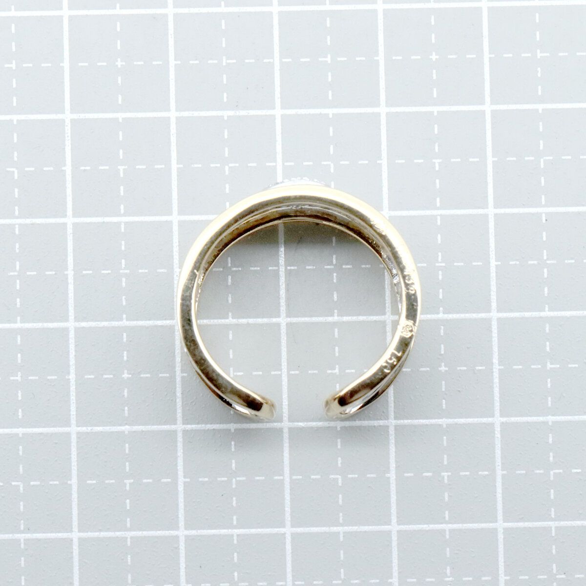 カレライカレラ 天使モチーフ ダイヤモンド パヴェリング 指輪 16号  