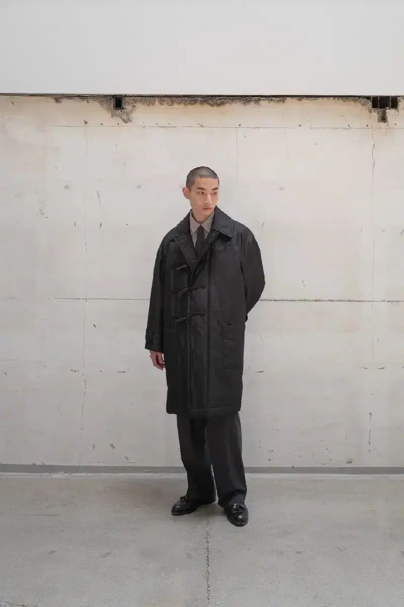 24fw OURSELVES アワーセルブス ギャバジン ダッフルコート 1 サイズ