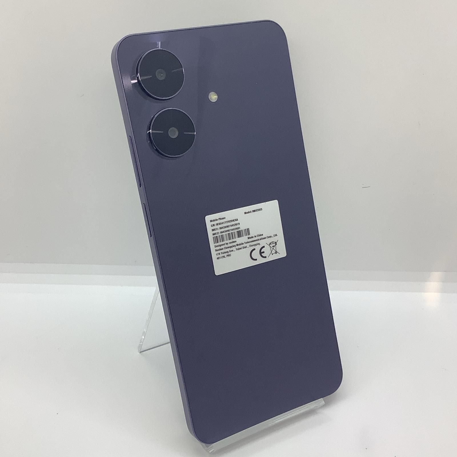 Xiaomi Note 60 realme 64GB ブラック SIMフリー RMX3933 白ロム
