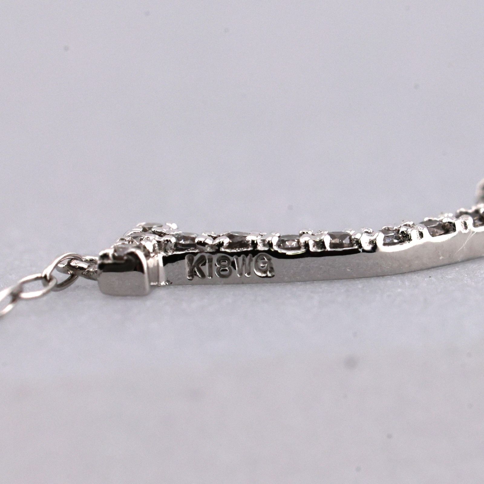 参考定価30,250円！》 K18WG ホワイトゴールド ダイヤモンド 0.05ct 