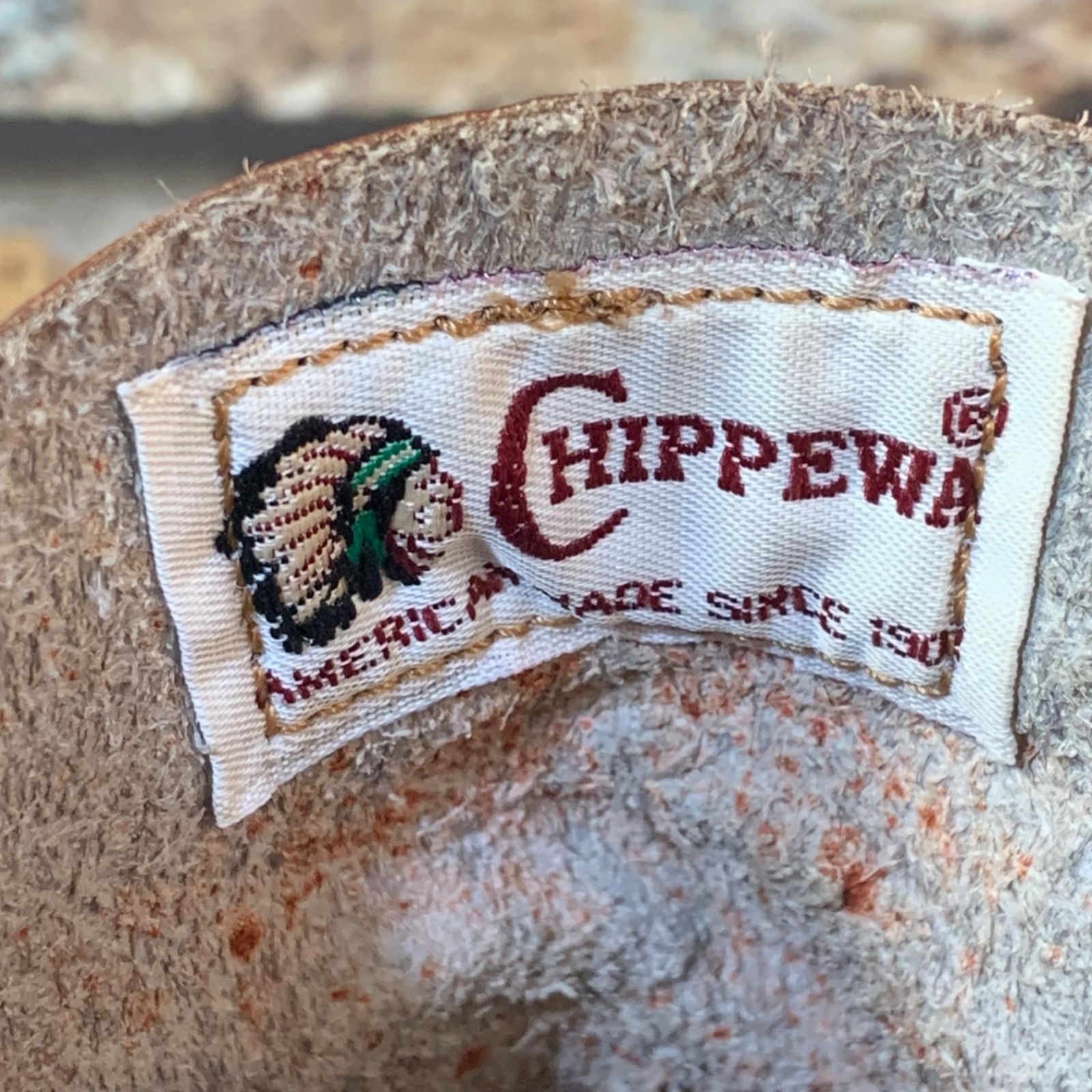 ☆Chippewa モックトゥワークブーツ 1997年製 US8E チペワ アメリカ製