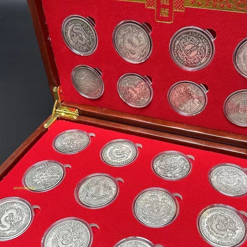 u*t様 大清龍洋20珍 銀貨コインコレクション u*t様 大清龍洋20珍 銀貨コインコレクション Chinese Antiques