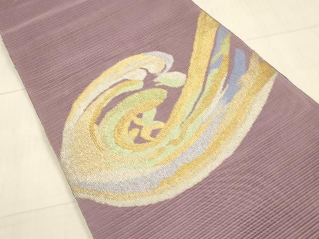 夏物　絽綴れ八寸名古屋帯（筋文）長377　正絹美品 楽天市場】【ポイント10倍】夏帯 名古屋帯 絽綴れ 正絹 新品