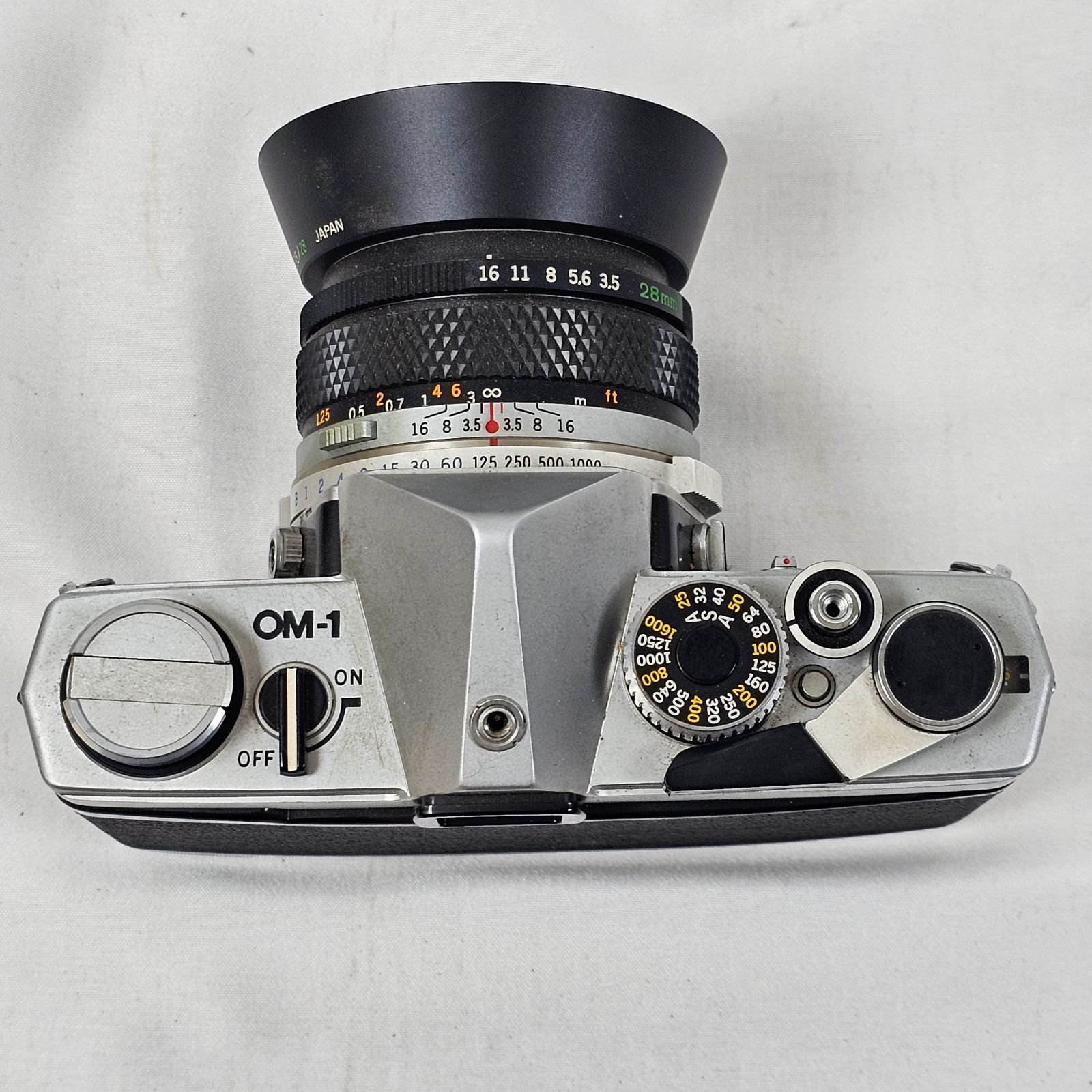 名機】OLYMPUS OM-1 + F.ZUIKO 50mm F1.8 レンズセット