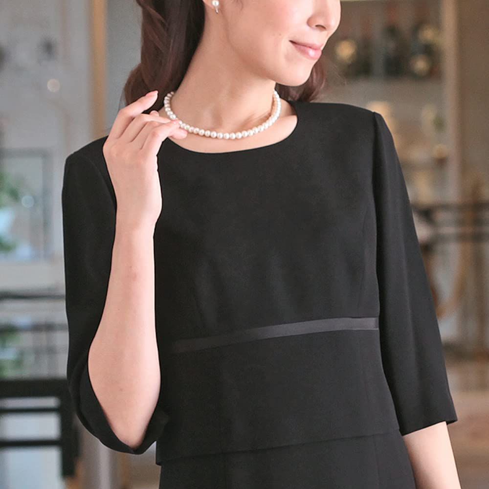 東京ソワール 喪服 ブラックフォーマル ノーカラー スーツ ワンピース ジャケット ワンピース レディース 3603702 9号 USTAUSTRALIA_COM_AU