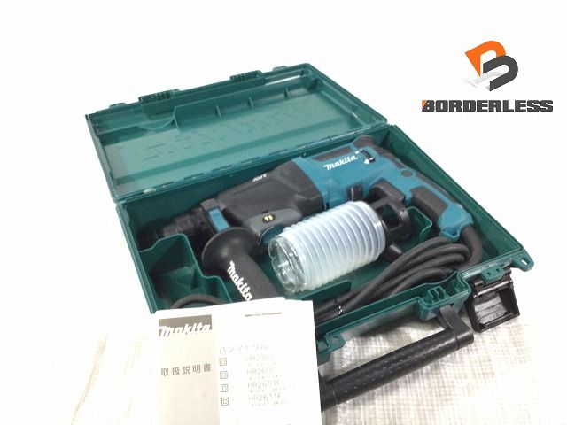 比較的 makita マキタ 100V 26mm ハンマドリル HR2601F 本体 パーツ ケース SDSプラス ハンマードリル 穴あけ 穿孔