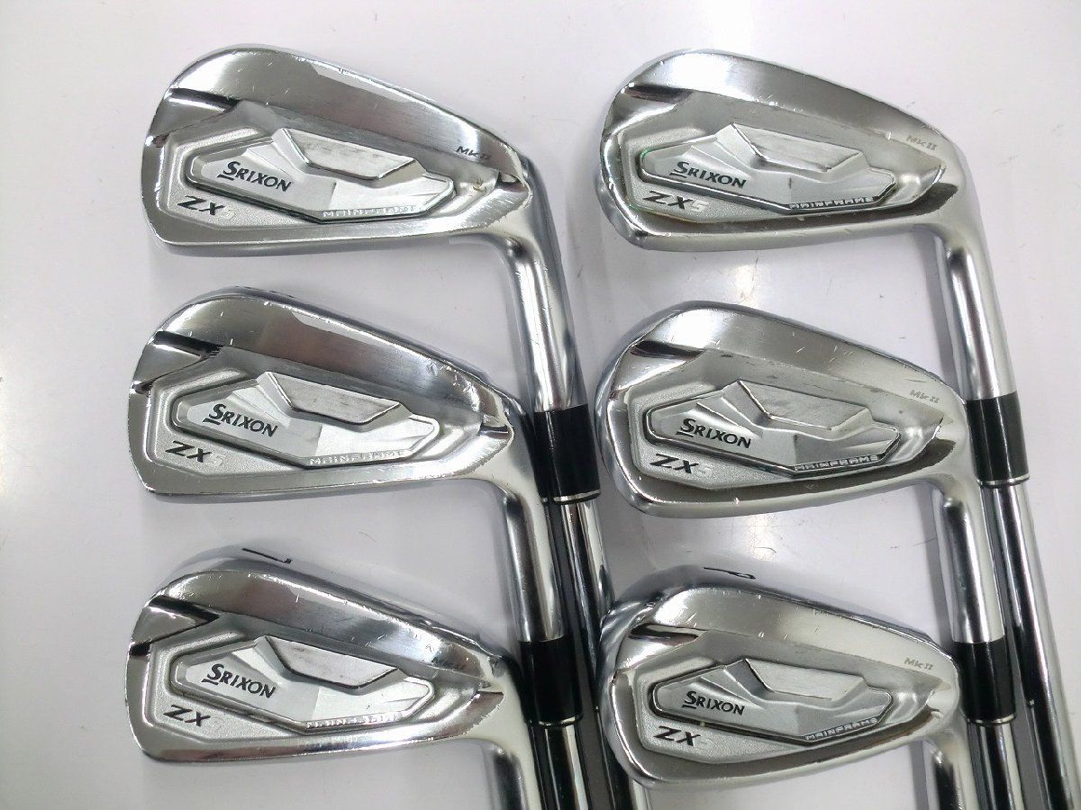 中古品 スリクソン SRIXON ZX5 MkⅡ アイアン 5-Pw 6本 N.S.PRO MODUS 105 DST S ZX Mk2