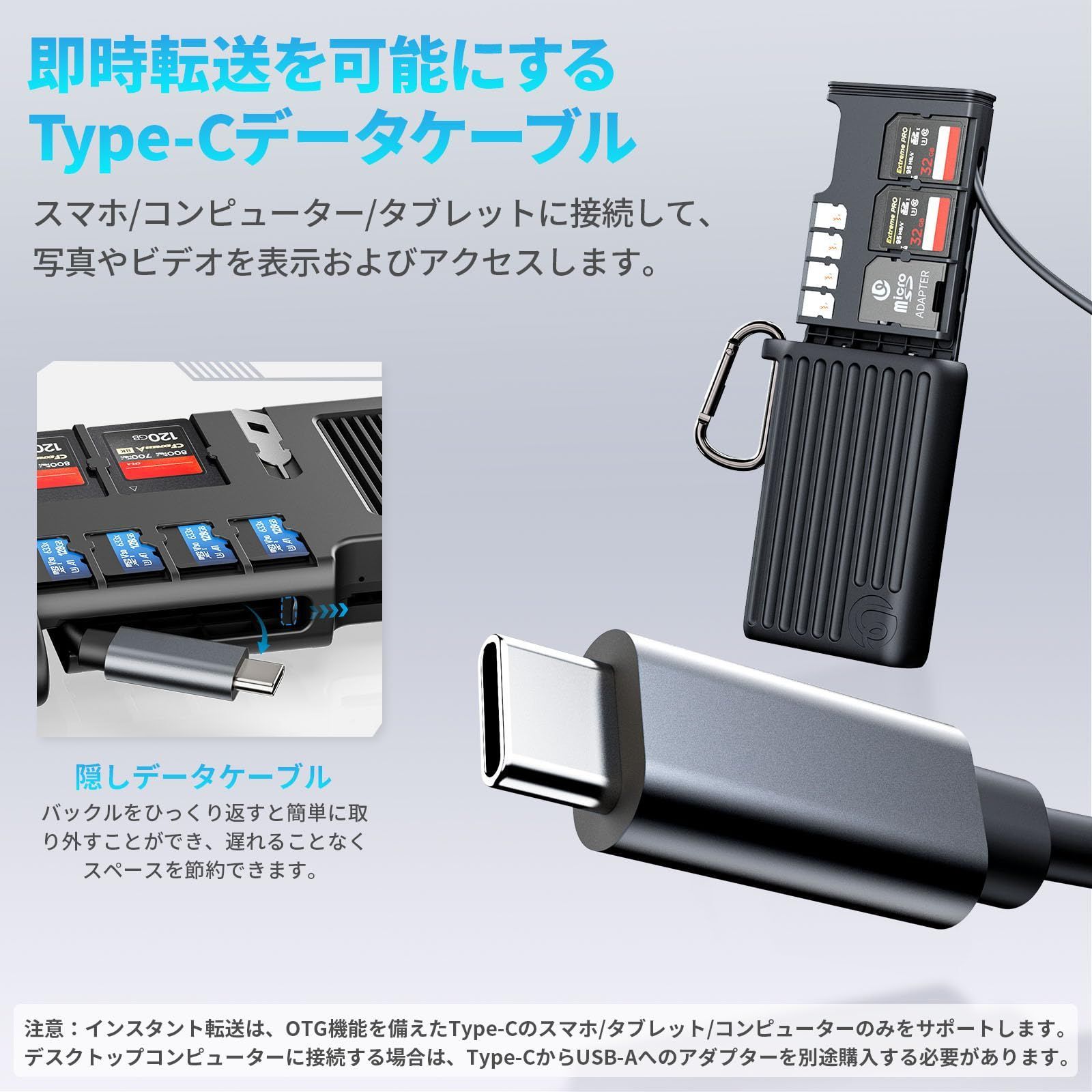 ダブルスロットカードリーダー