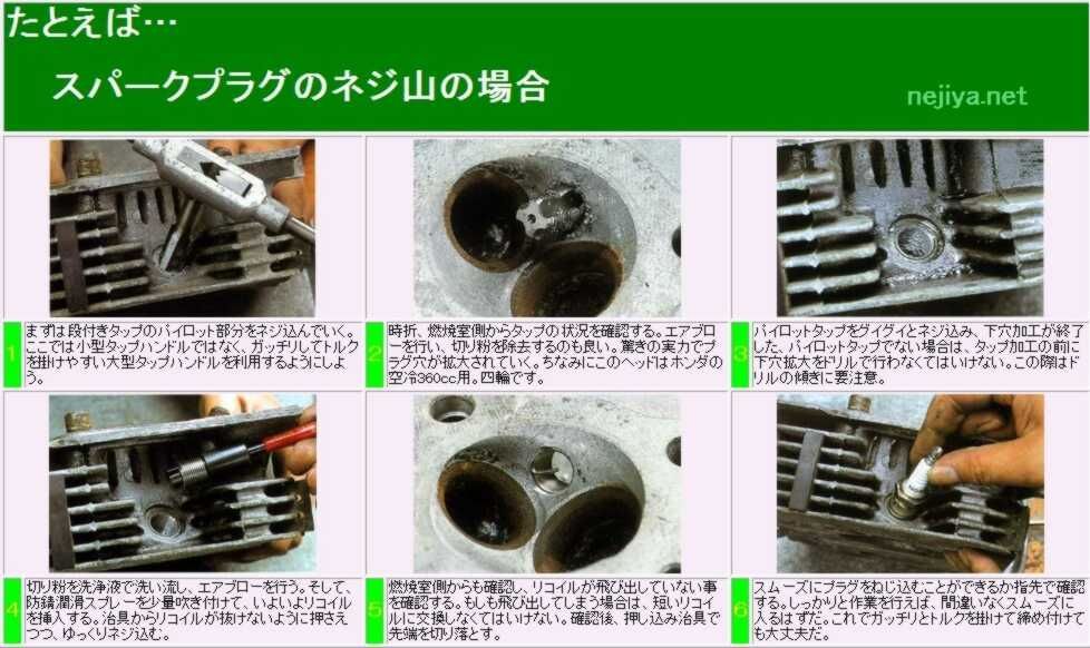 一流の工具は失敗が少ない プラグ用リコイルキット