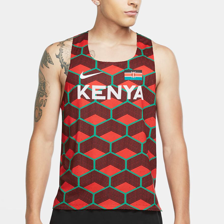 ケニア シングレット ケニア代表 ランニングシャツ サイズＳ - メルカリ