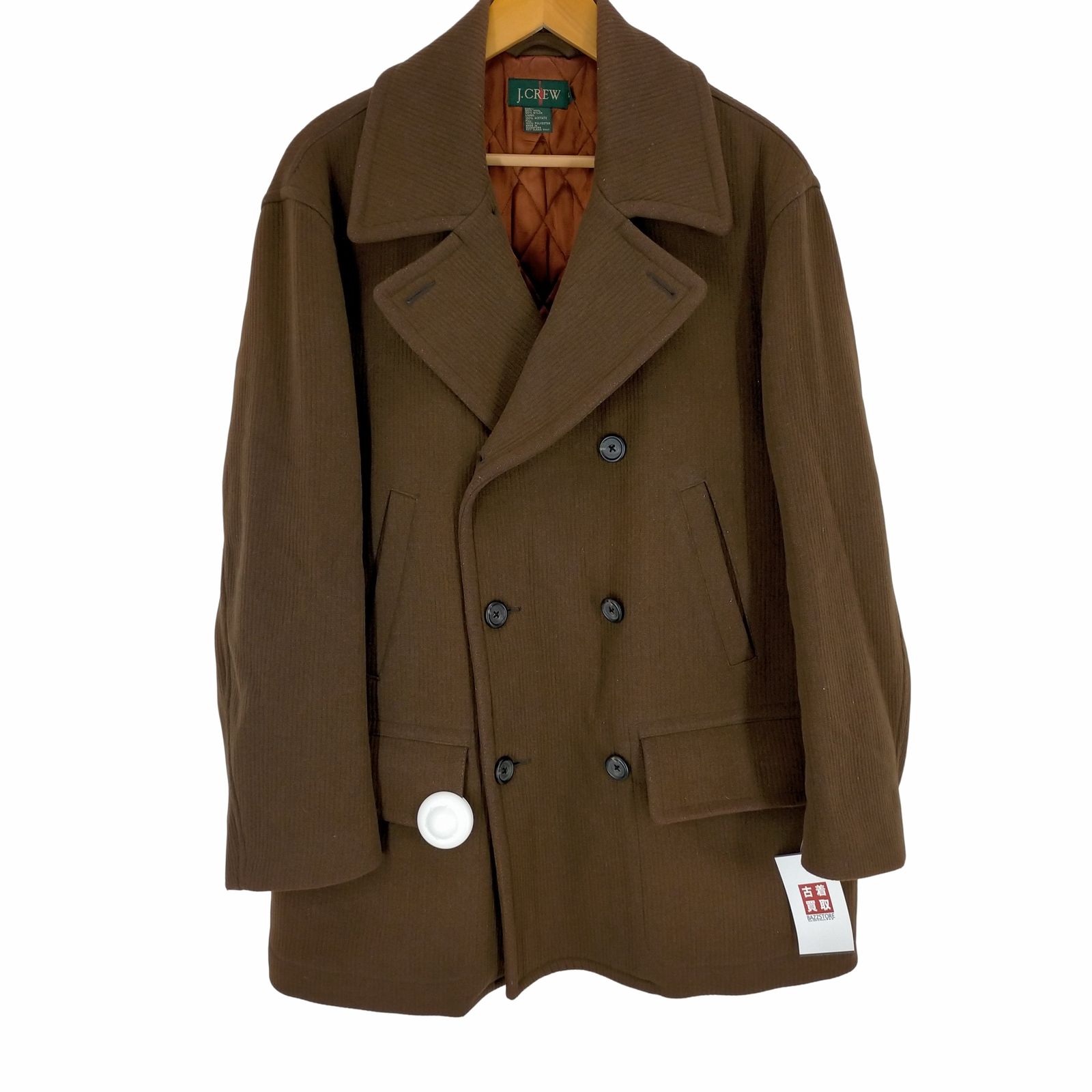 90s J.Crew ジェイクルー ウール オーバーサイズ ピーコート 茶