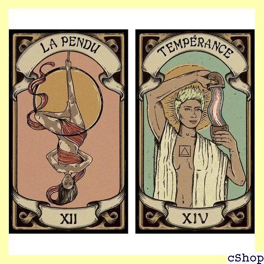 Kancharo タロットカード 78 枚 タロット占い セイクレッド シスターフッド タロット The Sacred Sisterhood Tarot 日本語のタロットカード基本説明書u0026ポーチ付き 1300