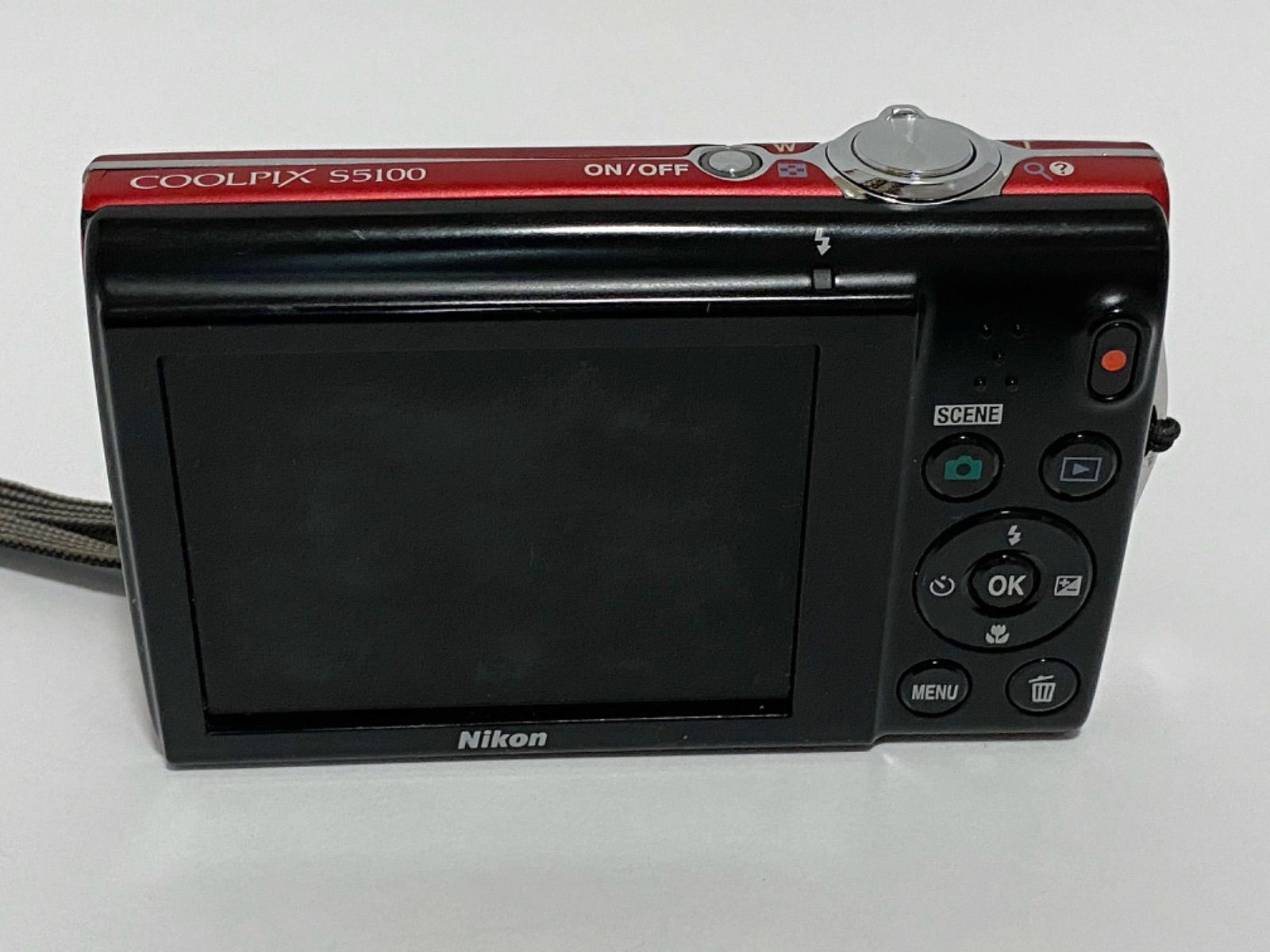 Nikon COOLPIX S5100 ニコン コンパクトデジタルカメラ レッド