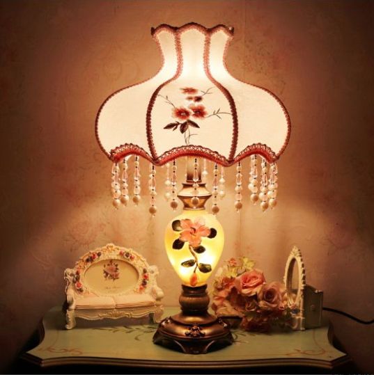 い72 ロマンチック 簡約 歐美風 デスクライト テーブルスタンド ナイト