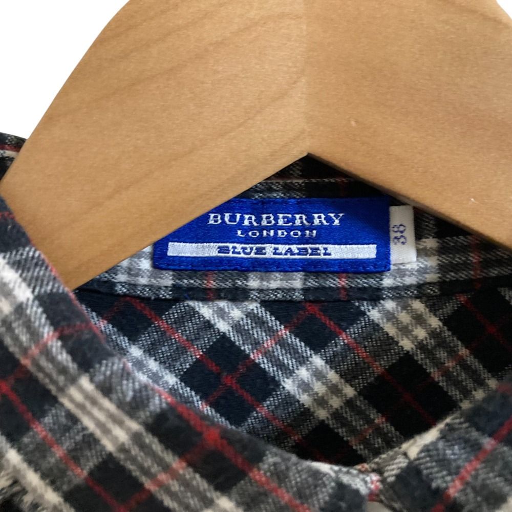 美品 BURBERRY BLUE LABEL バーバリーブルーレーベル チェック柄
