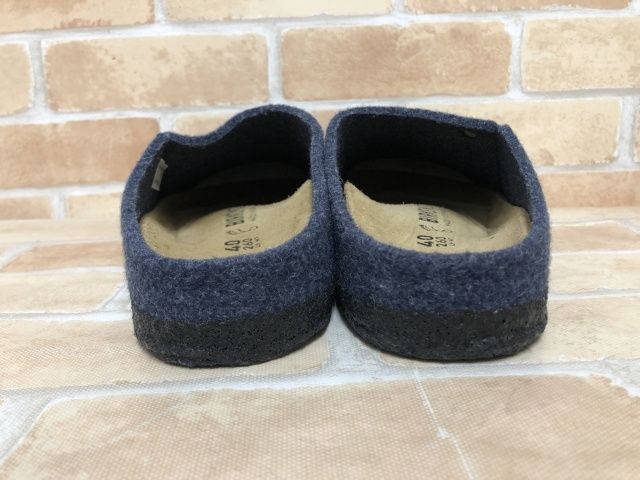 【中古】 BIRKENSTOCK ビルケンシュトック Zermatt ツェルマット ウールフェルト ブルー系 26 111399605