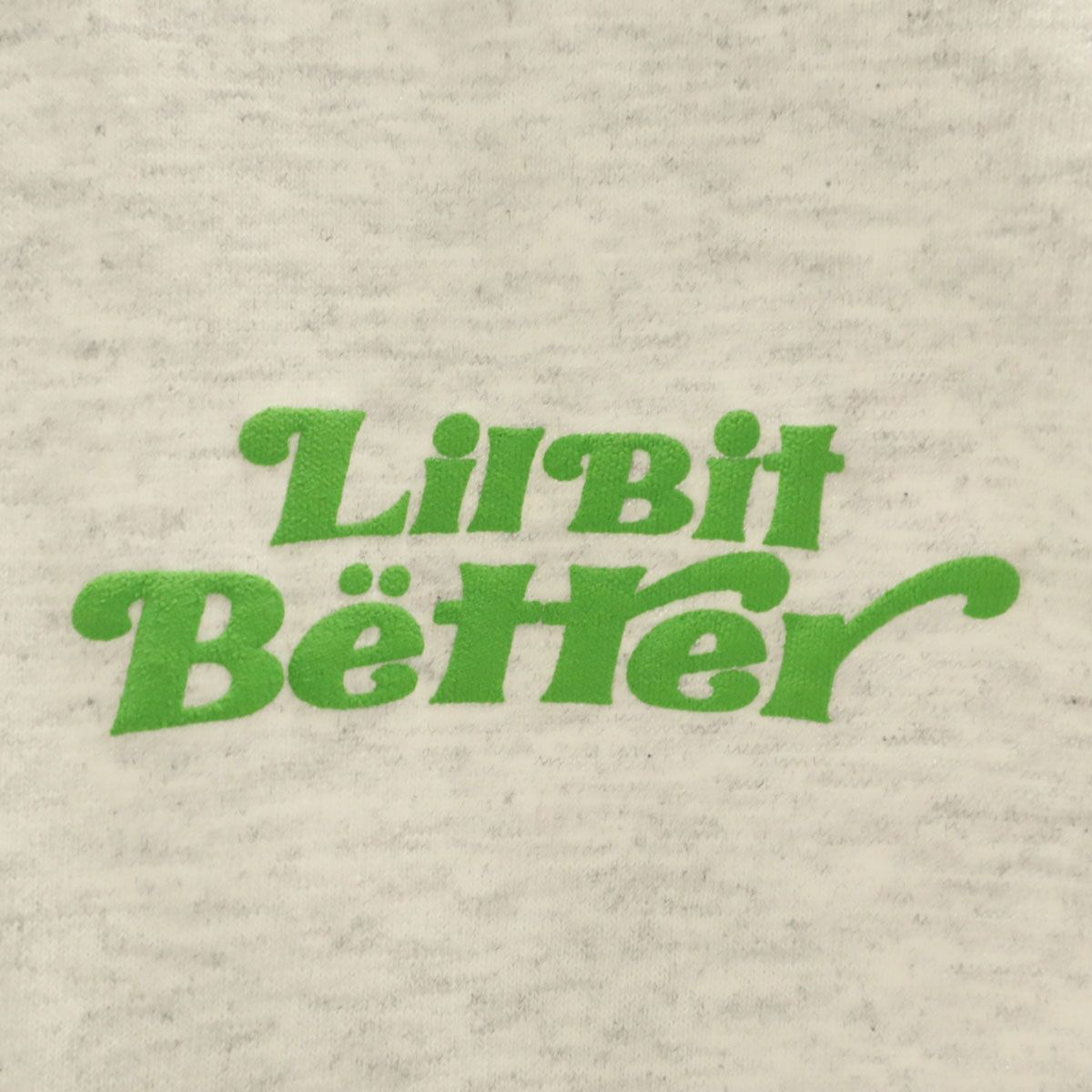 Lil Bit Better ロングスリーブTシャツ XL ホワイト Lil Bit Better リル ビット ベター 半袖 Tシャツ XL グレー系 バックプリント メンズ 古着
