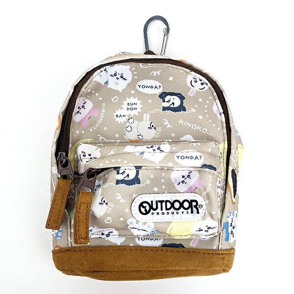 ちいかわ OUTDOOR BACKPACK ペンケース ボトムスウェード(ベージュ) 文具