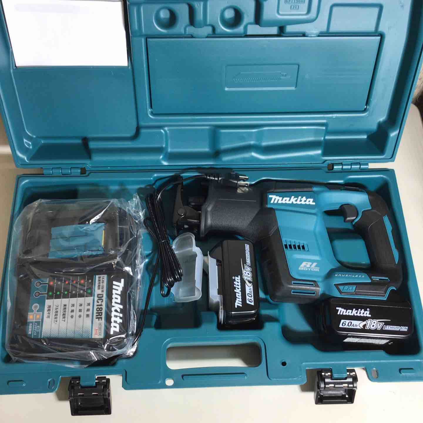 ♥品 純正バッテリー-充電器付き マキタ makita コードレス レシプロソー JR188DRGX フルセット 純正 純正品 戸田店