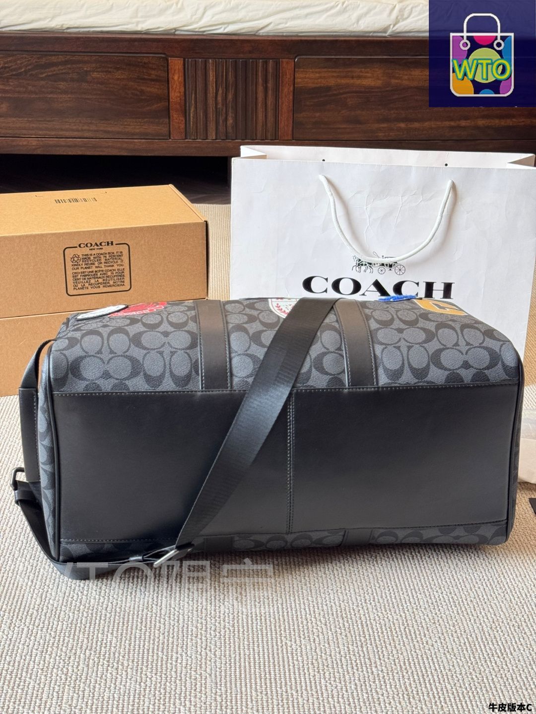 コーチ 旅行用バッグ/キャリーバッグ シグネチャーキャンバス 今日特価】Coach コーチ メンズトラベルバッグ シグネチャーC