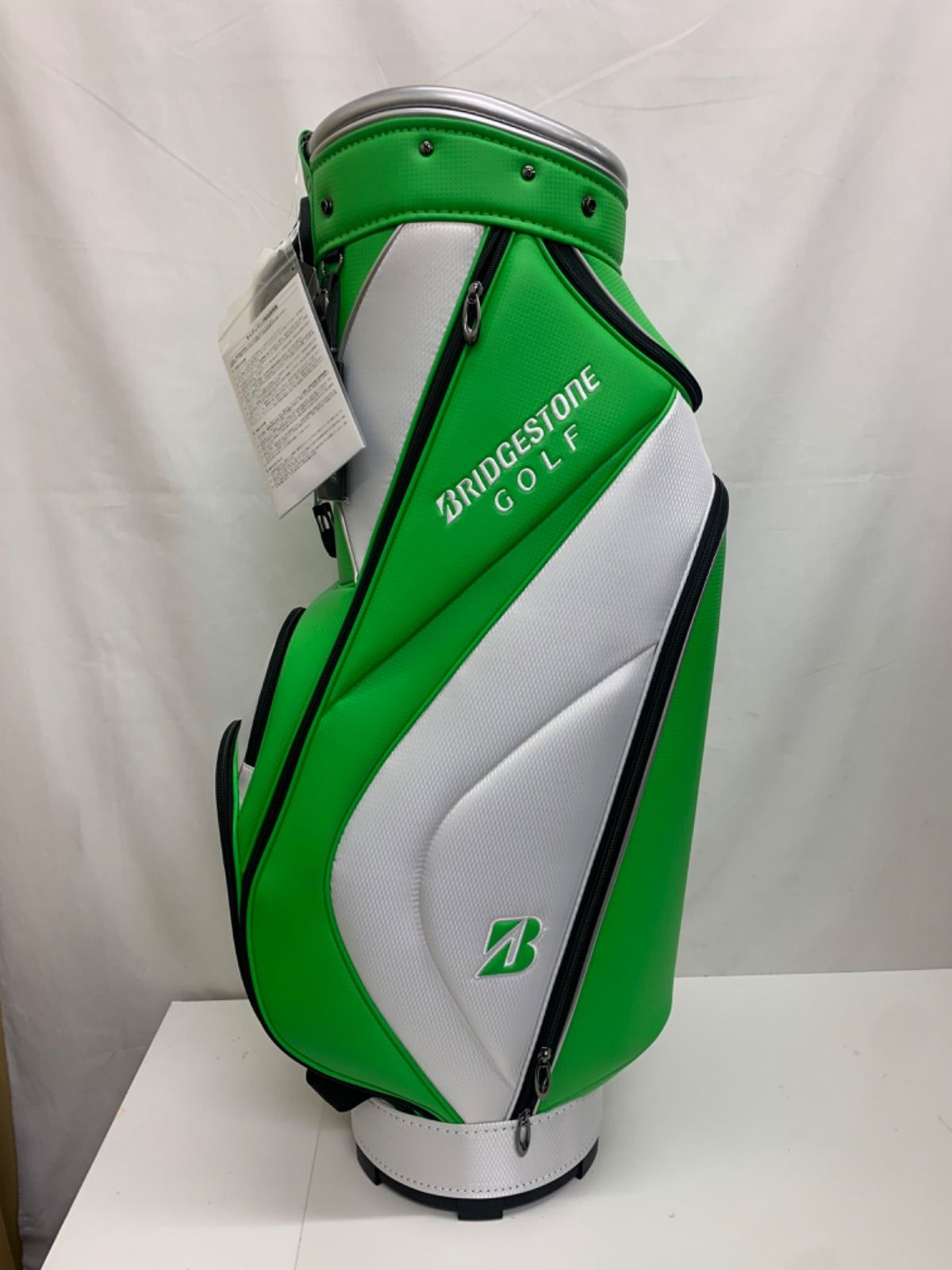 未使用 タグ付き BRIDGESTONE ブリヂストン キャディバッグ グリーン