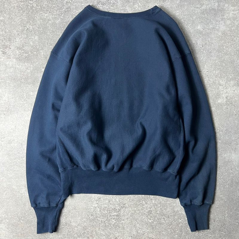 00s Champion リバースウィーブ パープル 無地 ノームコア 90s reverseweave パープル 目無し チャンピオン リバース