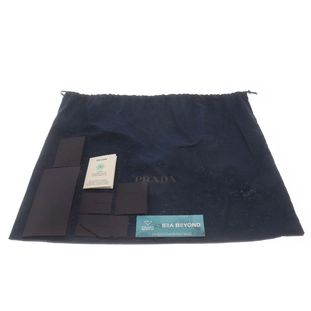 PRADA (プラダ) Re-Nylon リナイロン トライアングルロゴレザーコード