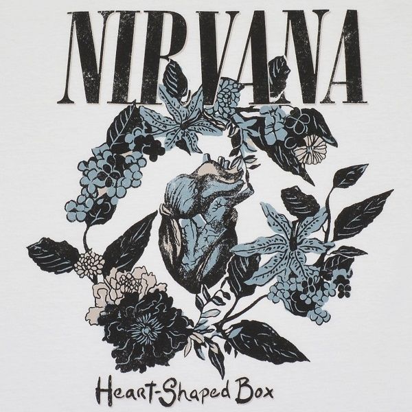 NIRVANA ニルヴァーナ Heart Shaped Box Tシャツ 2 WHITE - メルカリ