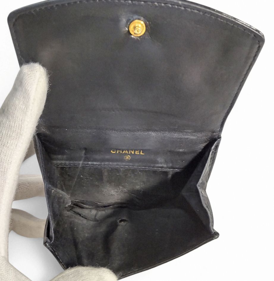 USED中古品】 CHANEL シャネル ジャンク品 パテントレザー 3