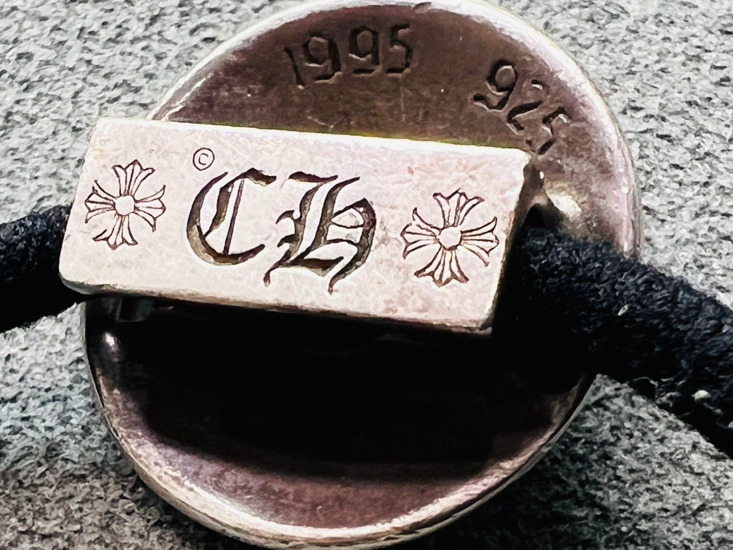 CHROME HEARTS HEATS CROSS BALL HAIR BAND クロムハーツ クロス