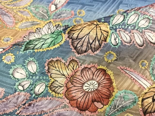 平和屋着物○豪華振袖 辻が花 暈し染め 金彩 正絹 逸品 AABC2528ph