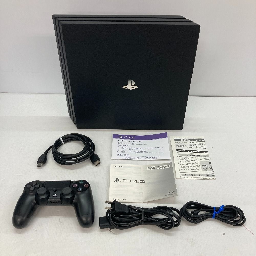 05w02949 【動作確認済】PS4 PlayStation4 Pro 本体 CUH-7100B 1TB ジェットブラック ゲームハード 【中古品】  - メルカリ