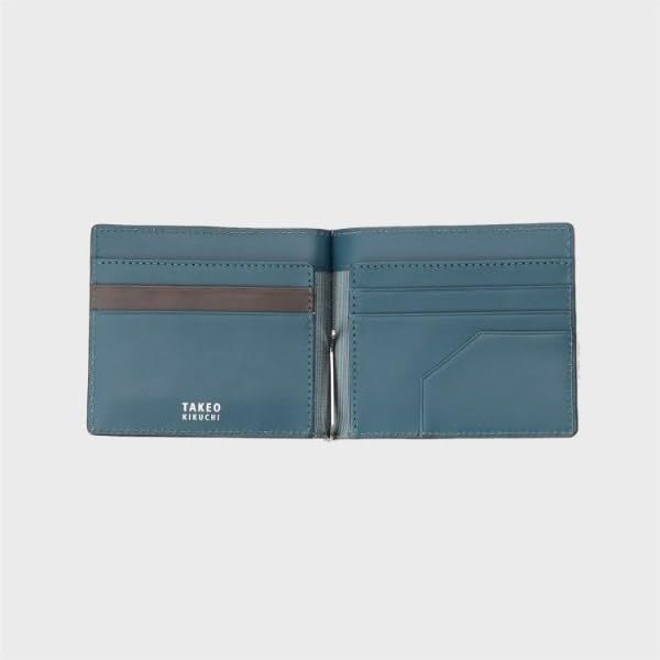  タケオキクチ 財布 レザーリップルシリーズ マネークリップ付 サプレス ウォレット メンズ ブラック 019 00 財布 キッズファッション小物