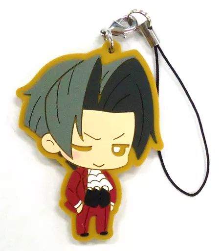 逆転裁判　御剣怜侍　ストラップ 中古】ストラップ(キャラクター) 御剣怜侍 「逆転裁判 ラバー