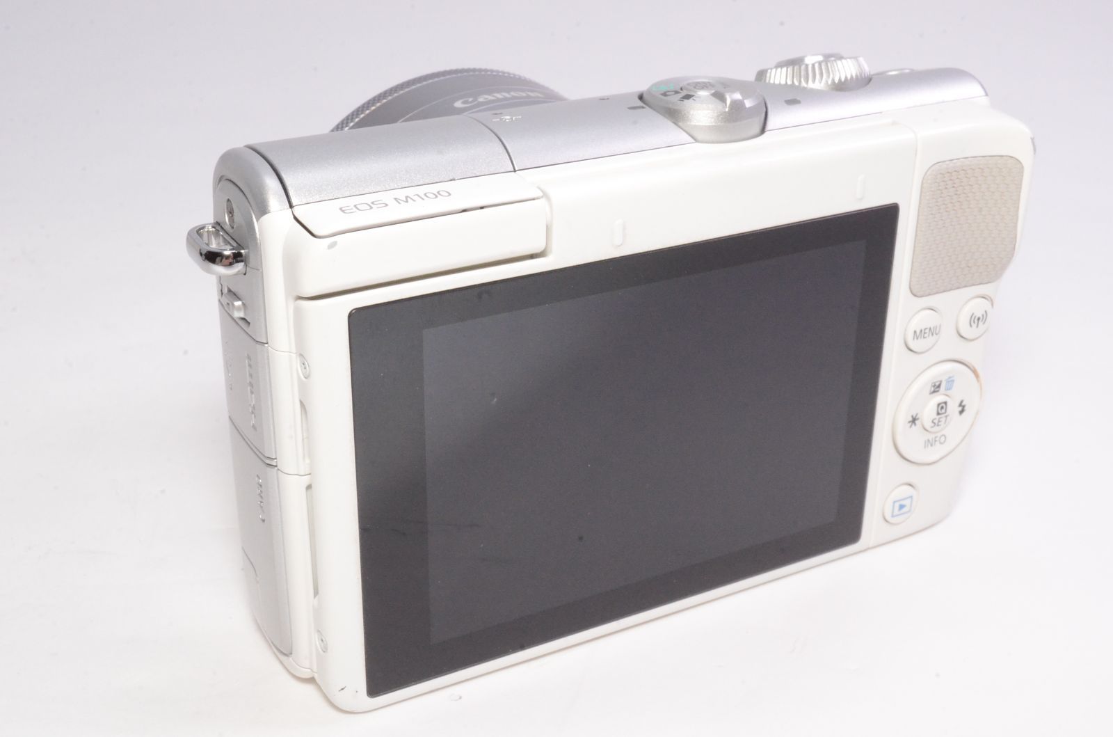 Canon キャノン EOS M100 ダブルレンズキット ホワイト EOS M100 Canon キャノン EOS M100 ダブルレンズキット ホワイト EOS M100