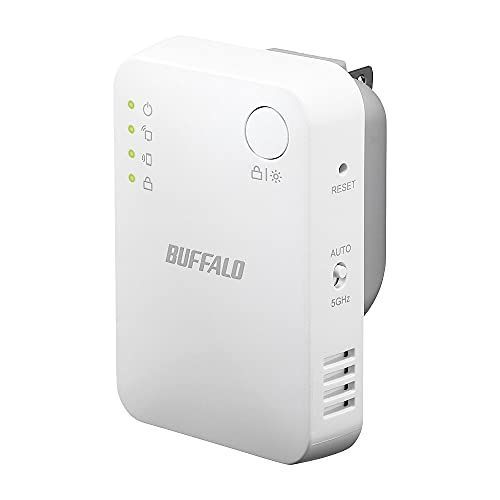【】 バッファロー WiFi 無線LAN 中継機【iPhone14/13/12/11 / Nintendo Switch メーカー動作確認済み】Wi-Fi5 433+300Mbps 有線LANポート搭載 コンセント直挿しモデル 簡易パッケージ 日本メーカー エ