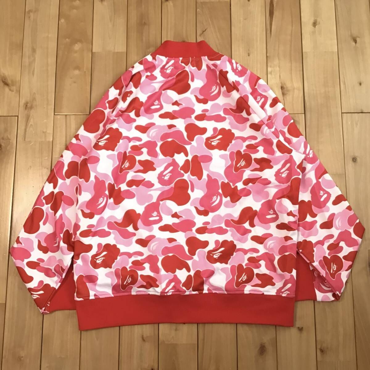 ABC camo Pink JERSEY Track Jacket Lサイズ a bathing ape BAPE STA 