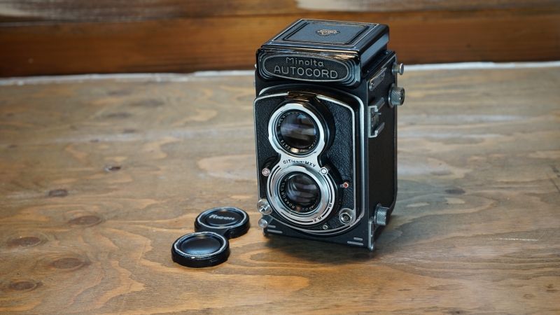 8956 良品 Minolta AUTOCORD 75mm 3.5 - メルカリ