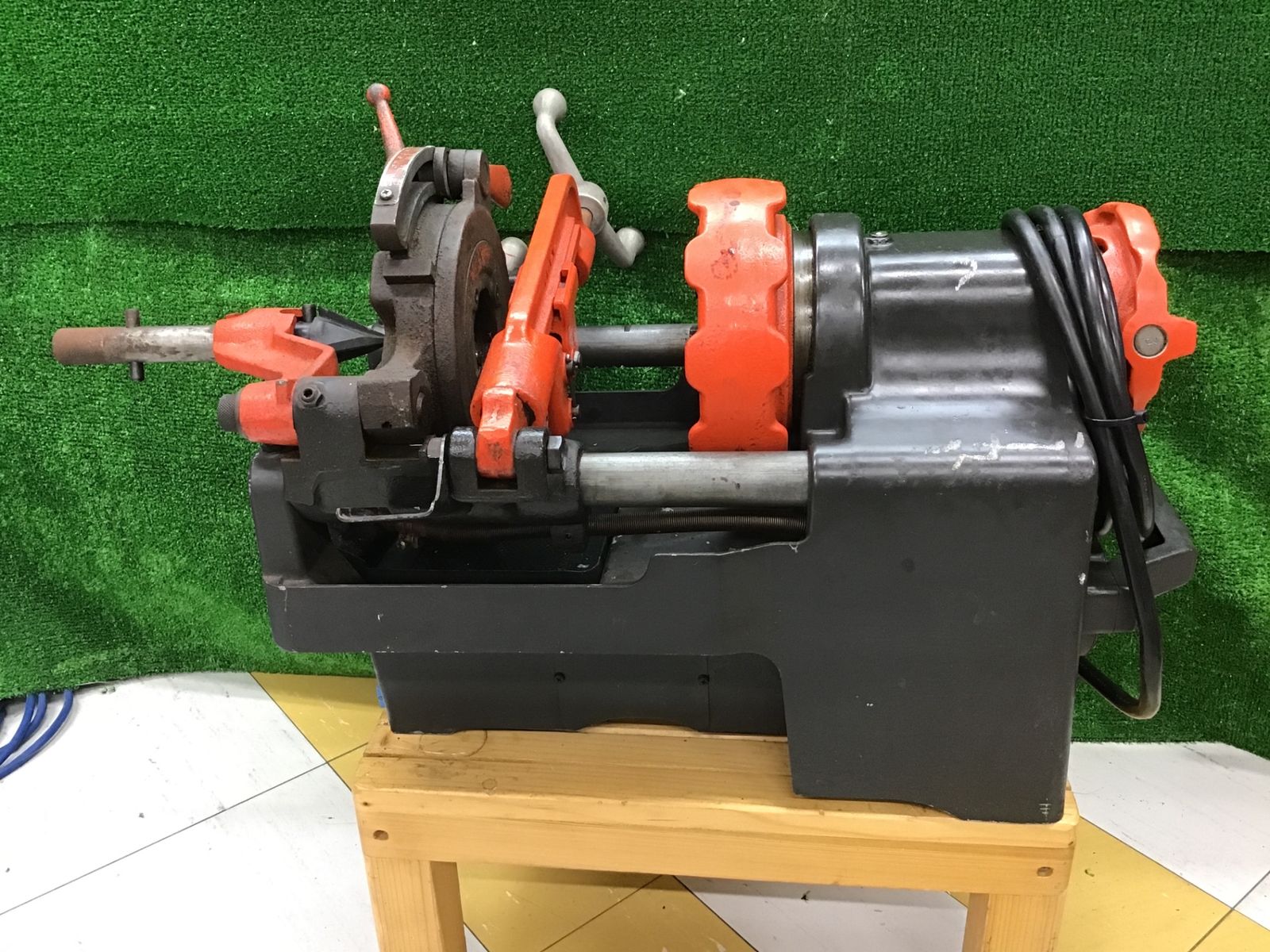  B動作品 MCC ねじ切り機 ネジプロ40 ダイヘッド 付 アクトツー 窓福 その他 切削 切断 穴あけ