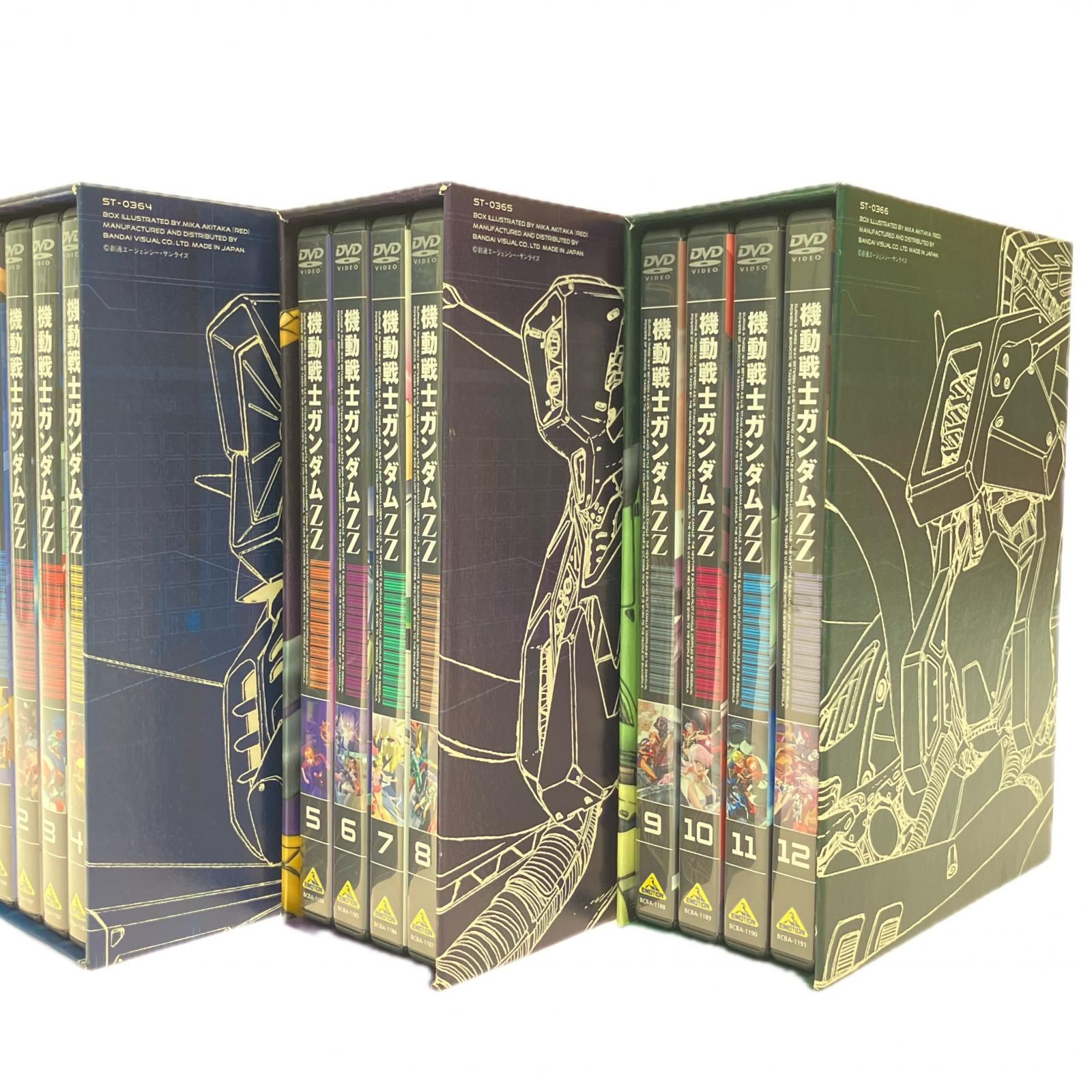 BANDAI NAMCO Entertainment - 機動戦士ガンダムZZ DVD BOX3巻全巻セット ▽▽バンダイビジュアル 機動戦士ガンダムZZ DVD-BOX 1-3 全12巻