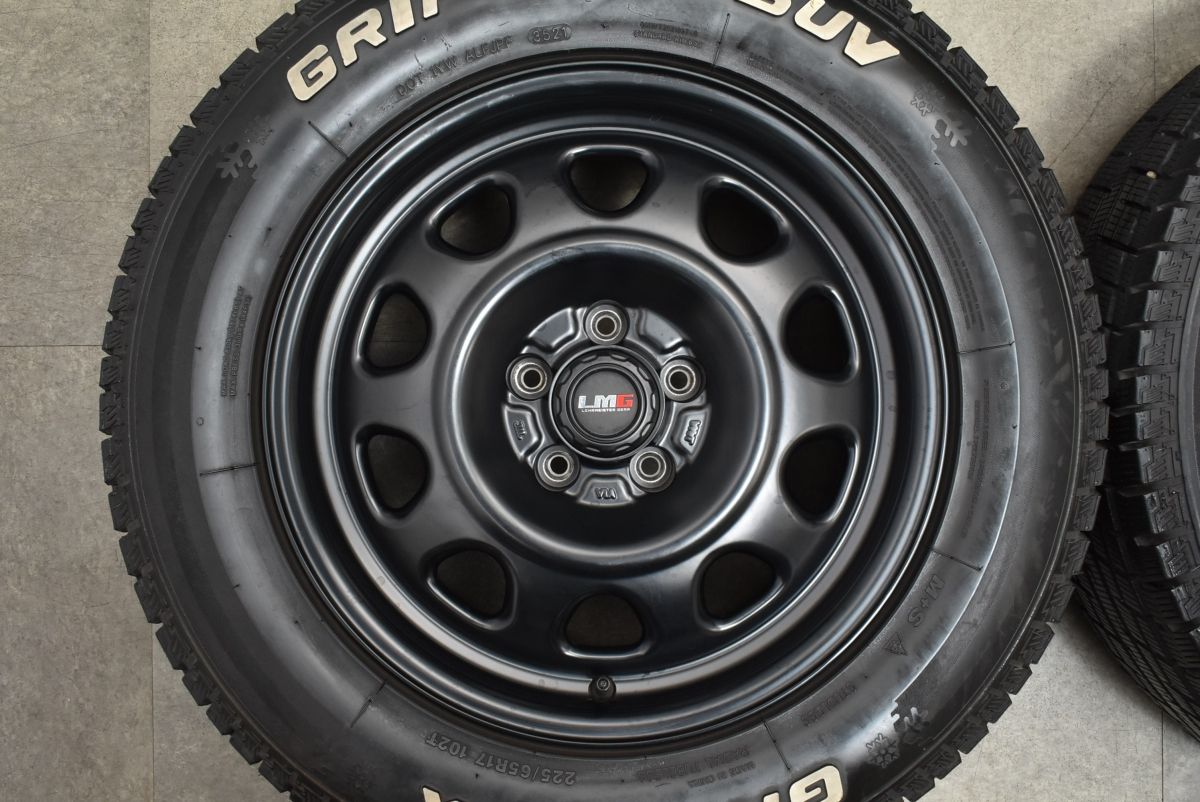 美品 バリ溝】LMG オフスタイル 17in 7J +35 PCD114.3 GRIPMAX