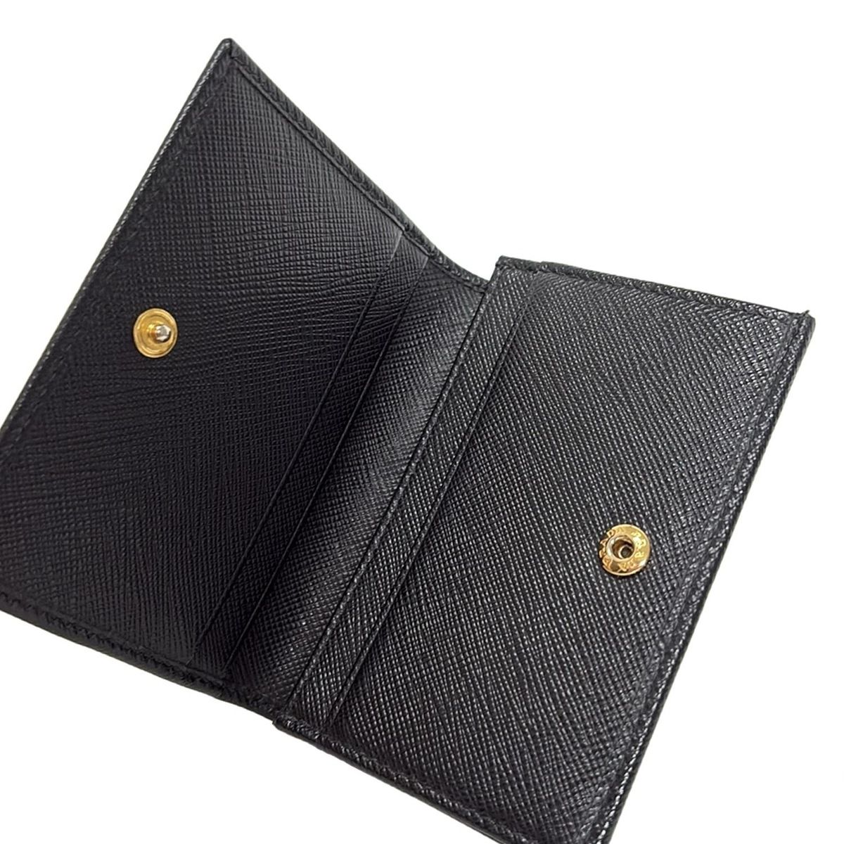 サ*イ様 PRADA 黒レザー 名刺入れ PRADA(プラダ) 名刺入れ美品 - 黒 レザー