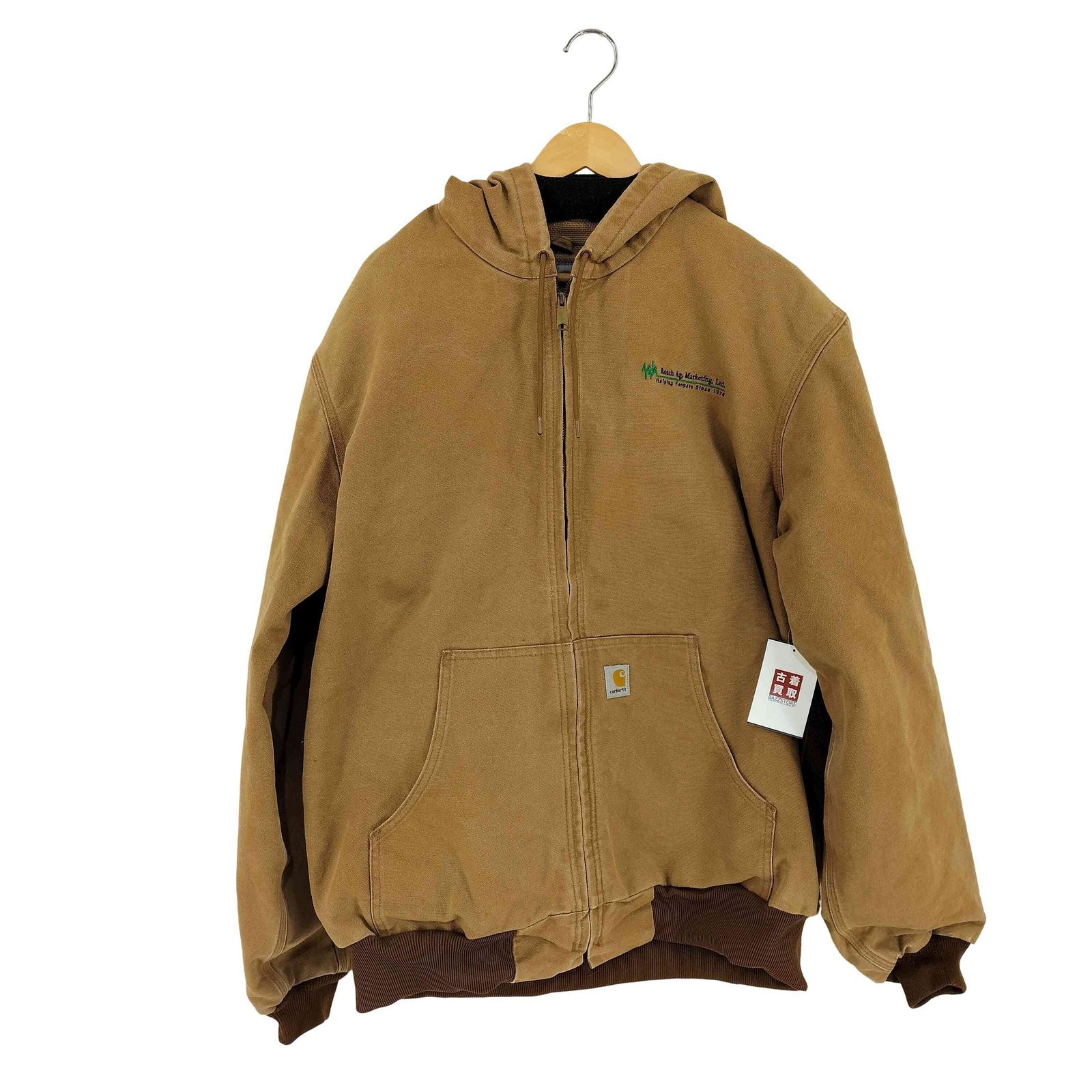 カーハート Carhartt USA製 ワンポイント刺繍 アクティブジャケット 