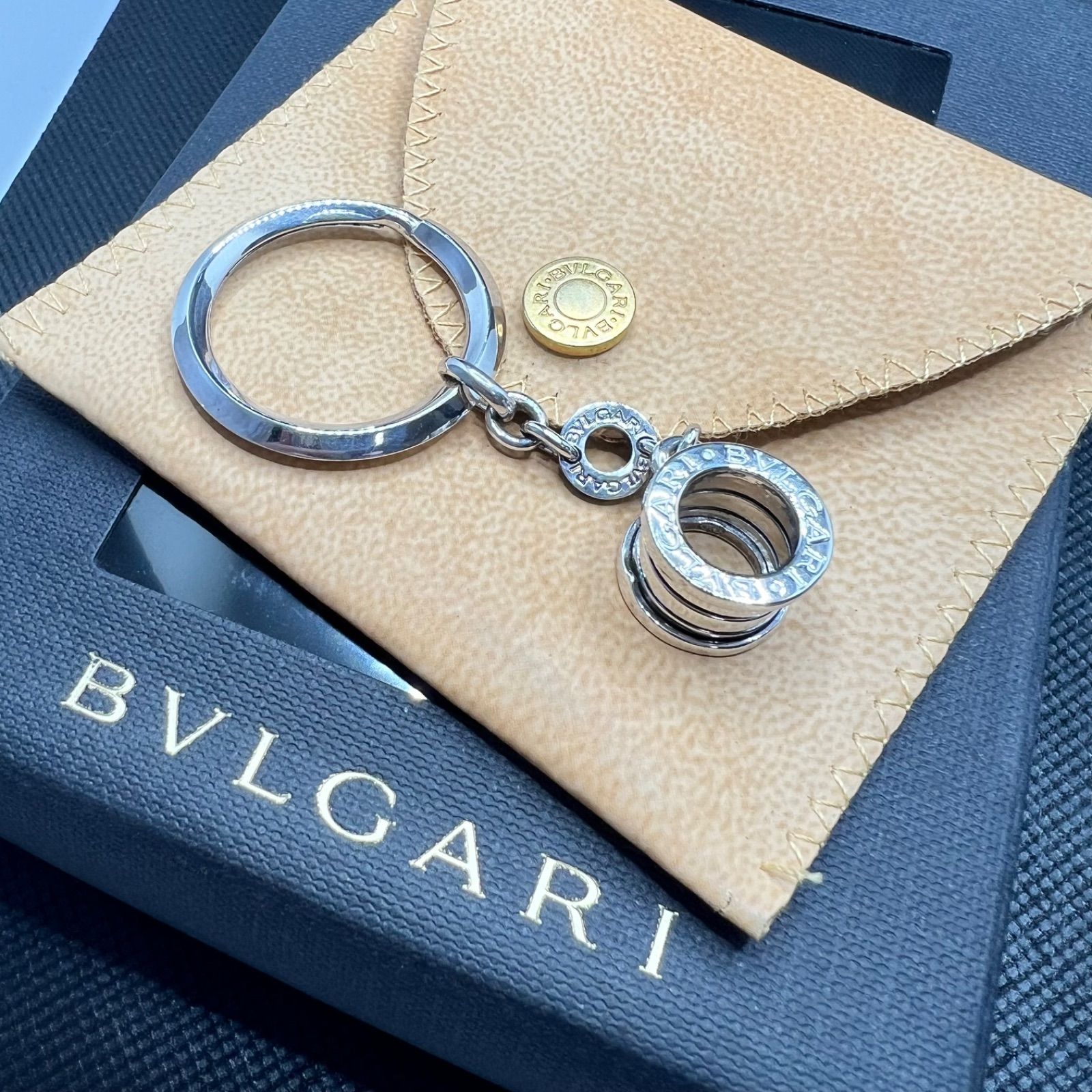 BVLGARI ブルガリ ビーゼロワン B.zero1 キーリング キーホルダー き